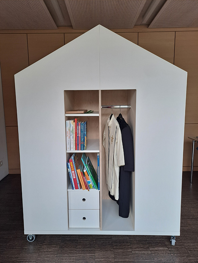 Rückseite der Spielkirche