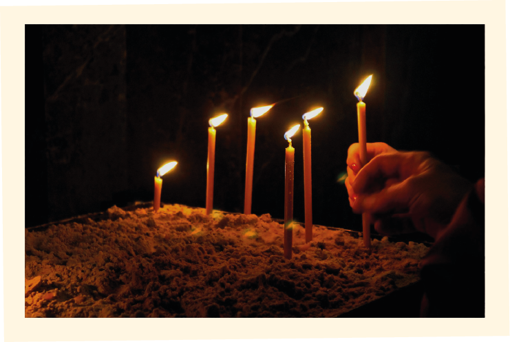 Abendandacht: Kerzen
